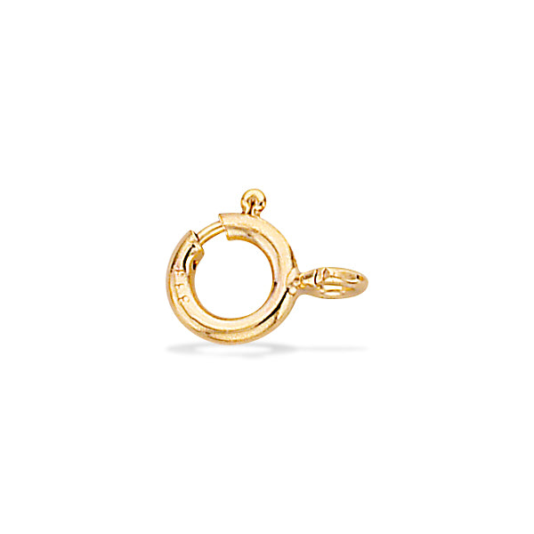 Scrouples - 8 kt guld fjederlås 7 mm - Model: 5073