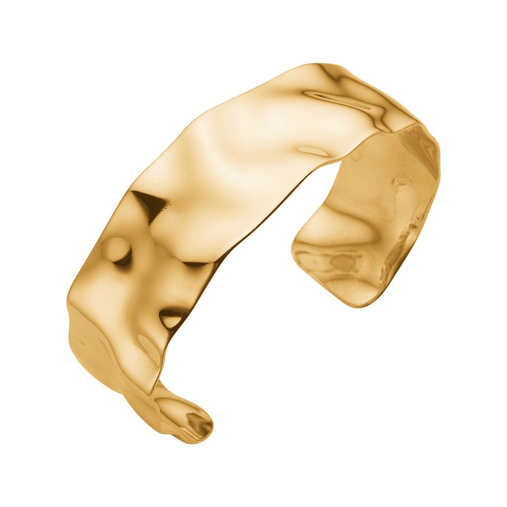 Armring ONDA i forgyldt stål (IP gold)