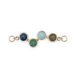 Heiring - Multi bangle top - Charms/string Horizon Blue mix - Model.: 53-4-39