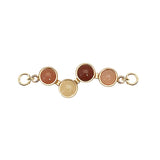 Heiring - Multi bangle top - Charms/string Horizon Red mix - Model.: 53-4-39