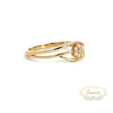 Amore - 14 kt. Diamant guld ring med 0,12ct w/si - Model: 40-22581