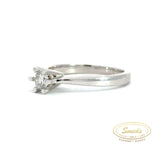 14 kt. Hvidguld diamant ring med 0,25ct w/si - Model: 40-22570