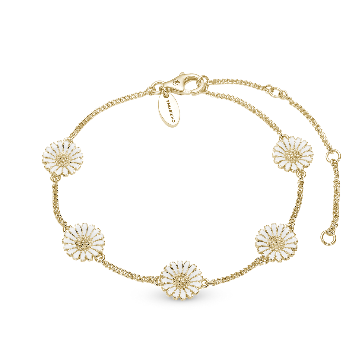 Christina Marguerits armbånd i forgyldt sølv – model 601-G45