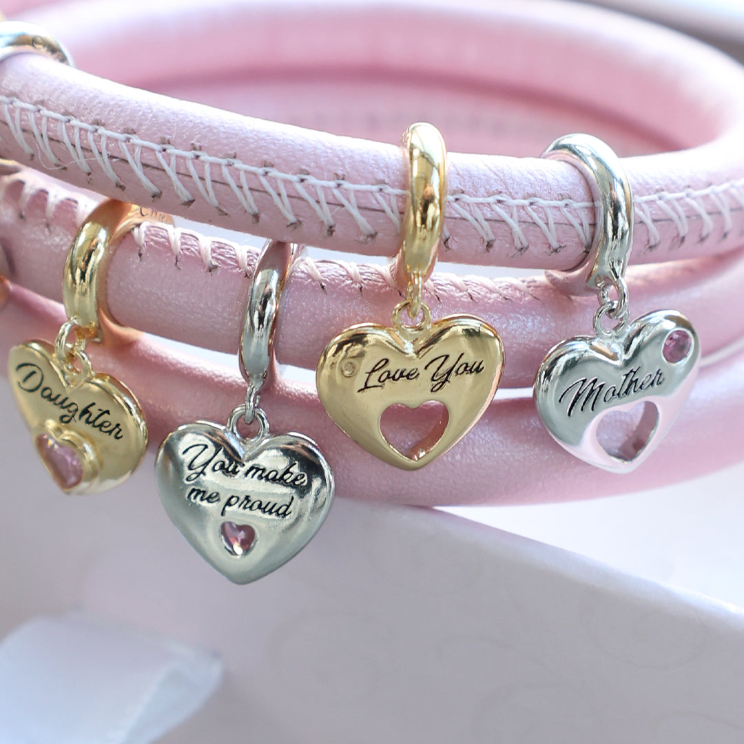 Christina Daughter charm i forgyldt sølv – model 610-G116 – billede 3