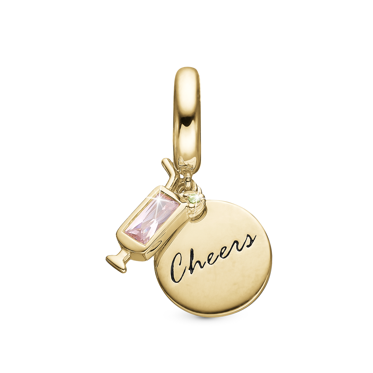 Christina Cheers charm i forgyldt sølv – model 610-G122