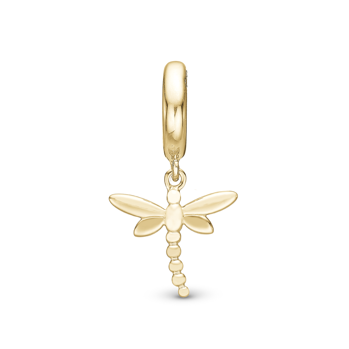Christina Dragonfly charm i forgyldt sølv – model 610-G125