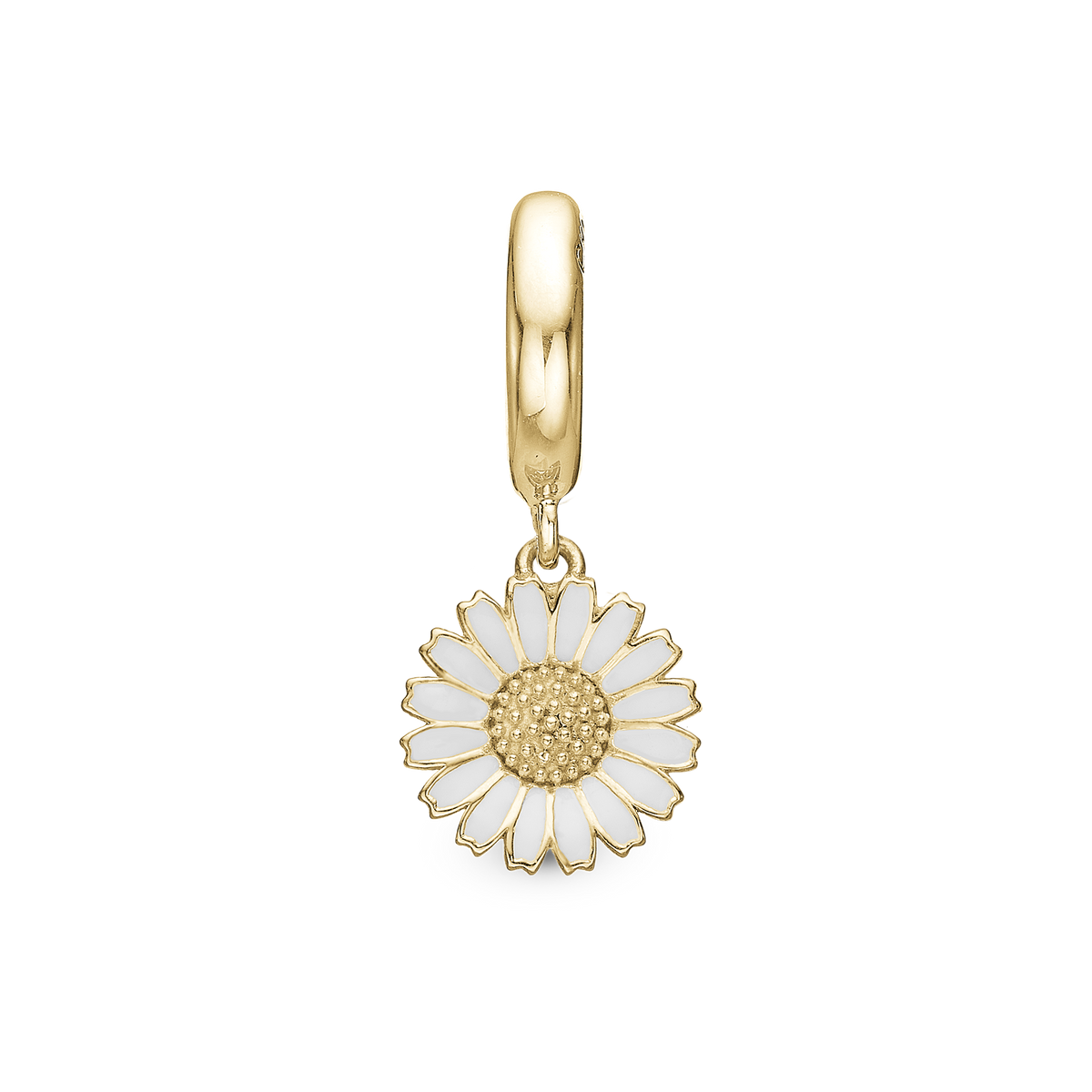 Christina Charming Marguerit charm i forgyldt sølv – model 610-G130