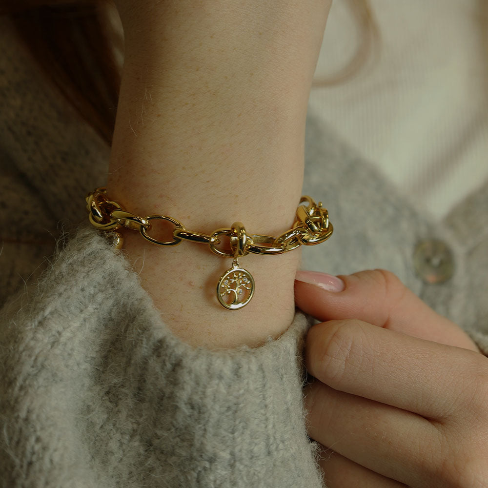 Christina Tree of Life charm i forgyldt sølv – model 610-G78 – billede 2