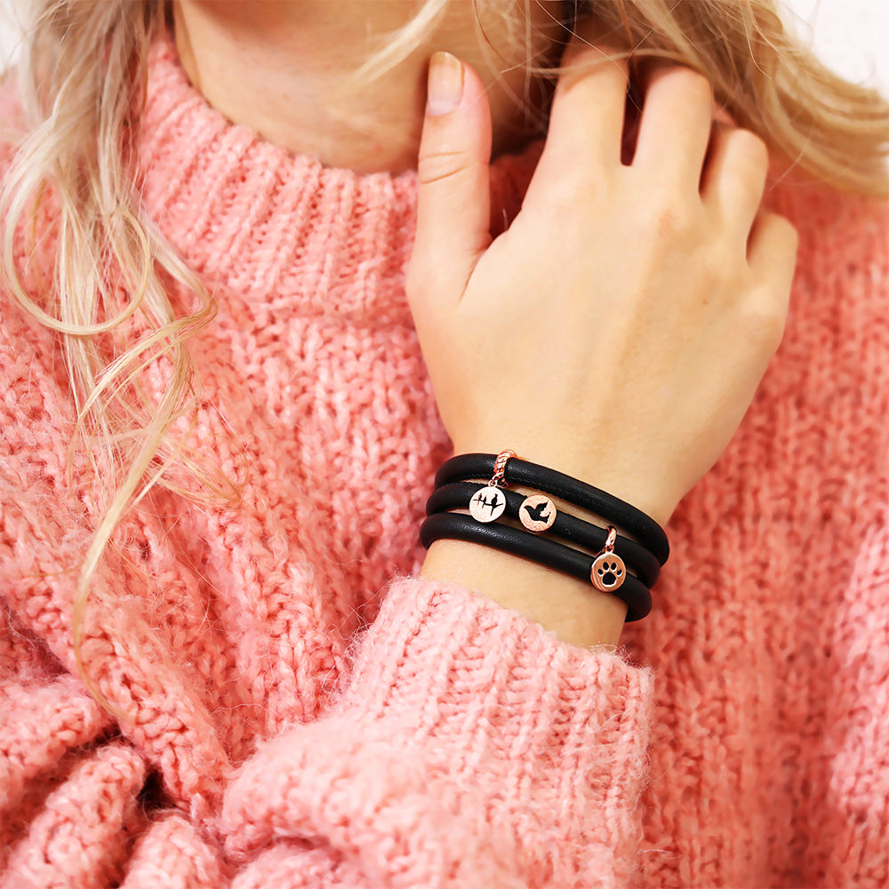 Christina My Pet charm i rosaforgyldt sølv – model 610-R81 – billede 2