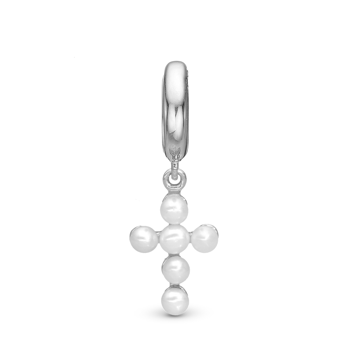 Christina Pearl cross charm i sølv – model 610-S145