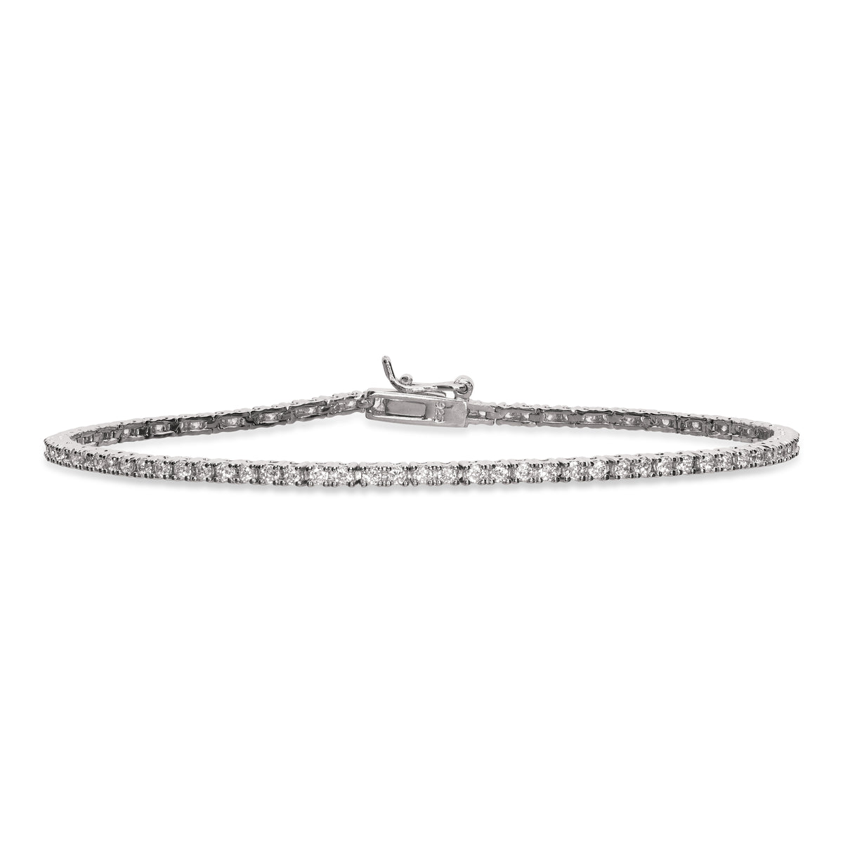 Scrouples - Armbånd tennis, sølv rhodineret - Model nr.: 610722