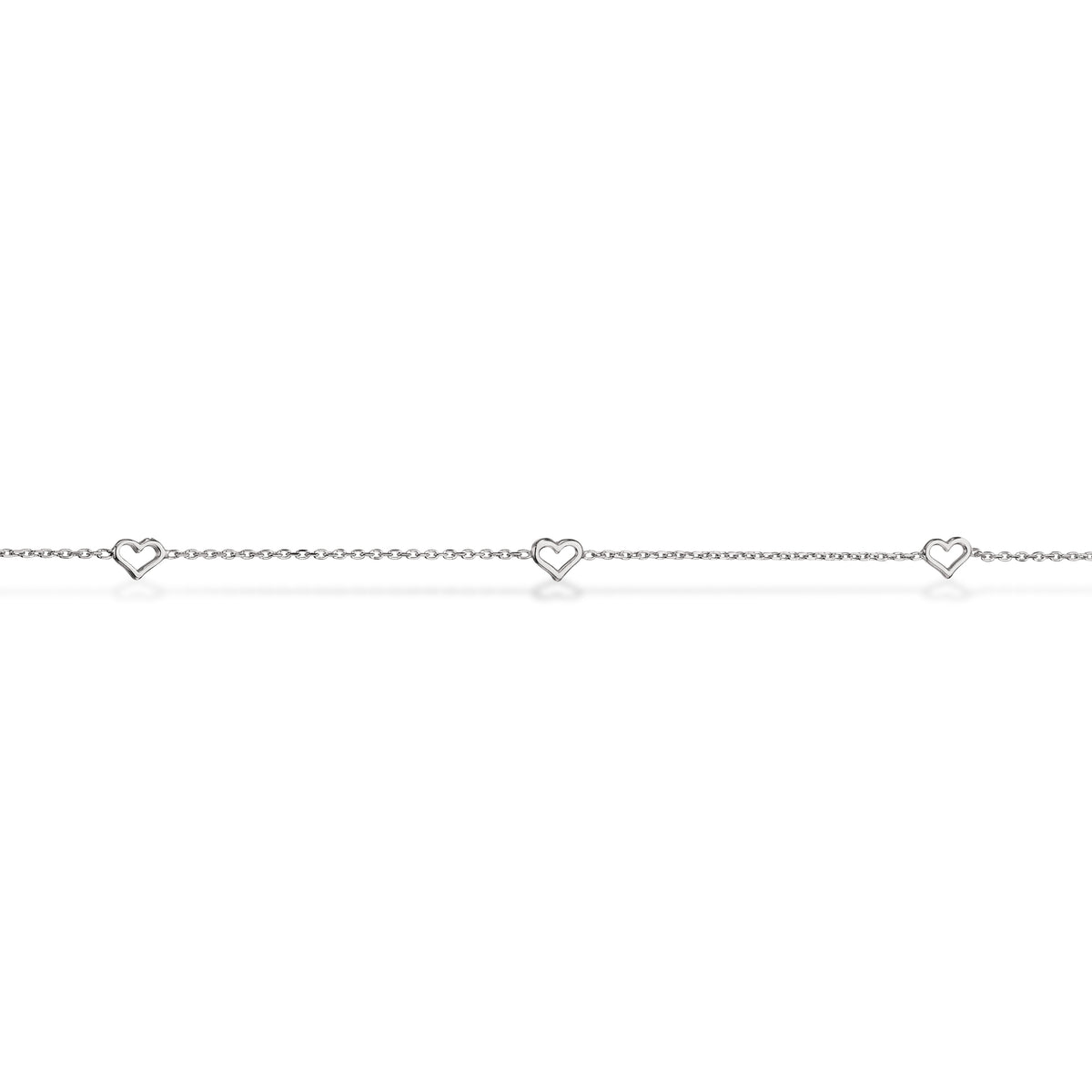 Scrouples - Hjerte armbånd sølv rhodineret - Model nr.: 610852