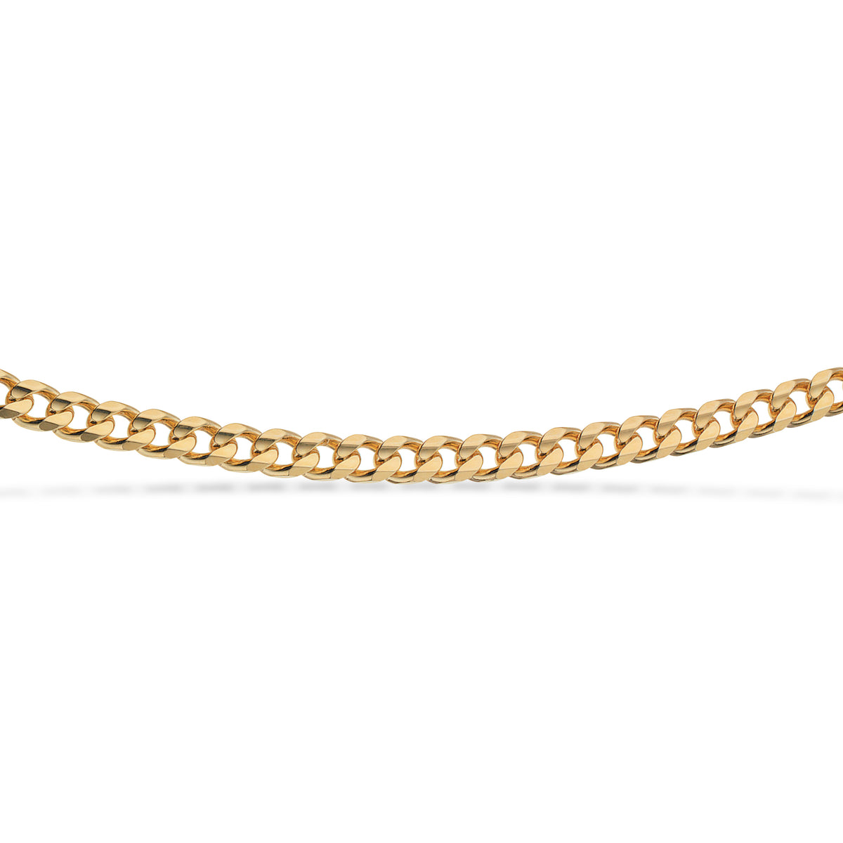 Scrouples - Armbånd sølv forgyldt, panzer 3,5 mm - Model nr.: 610912