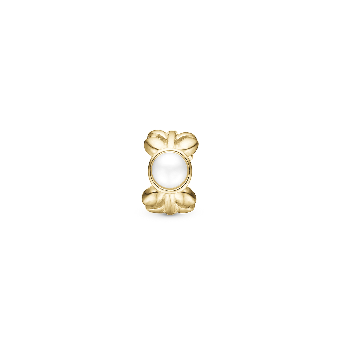 Christina Pearl & Nature charm 4 mm i forgyldt sølv – model 623-G317