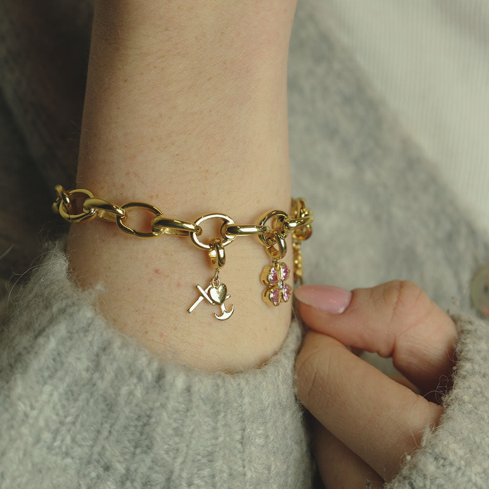Christina Faith Hope and Love hænger-charm 4 mm i forgyldt sølv – model 623-G341 – billede 2