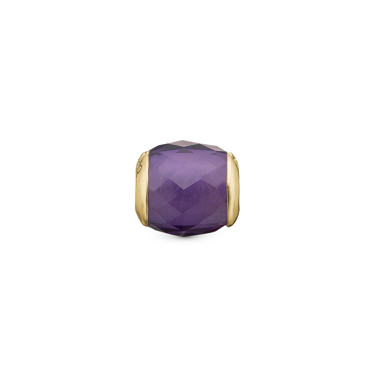 Christina Precious Amethyst charm 4 mm i forgyldt sølv – model 623-G39