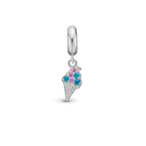 Christina - Ice cream Summer Limited Edition Charm - Sølv - Model: 610-Ice cream-S