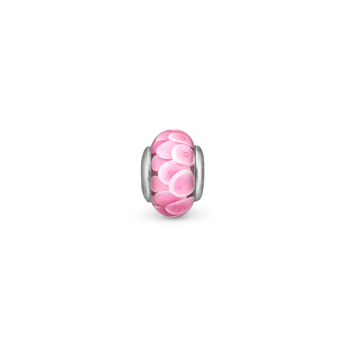 Christina Flower Globe charm 4 mm i sølv – model 623-S171