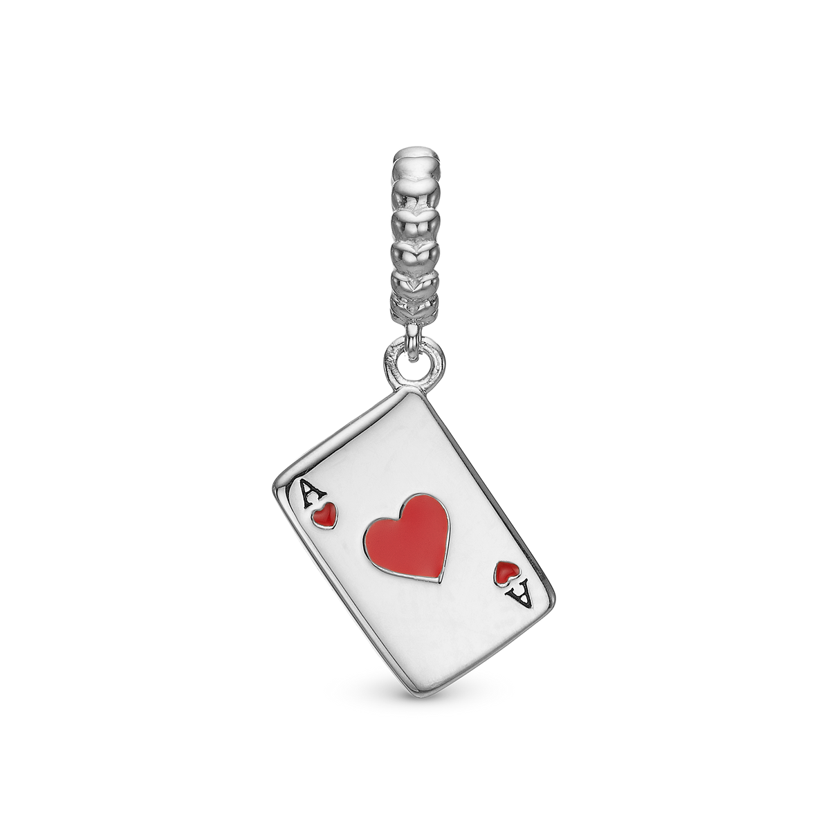 Christina Ace of Hearts hænger-charm 4 mm i sølv – model 623-S320