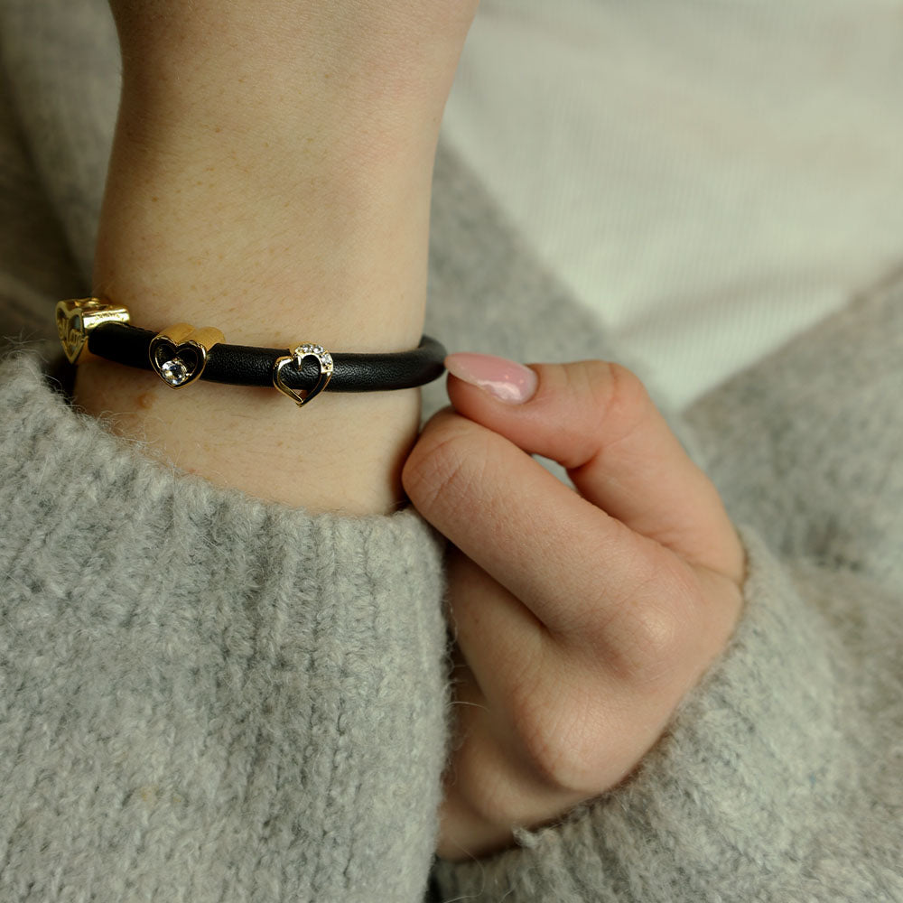 Christina Love Story charm i forgyldt sølv – model 630-G245 – billede 2