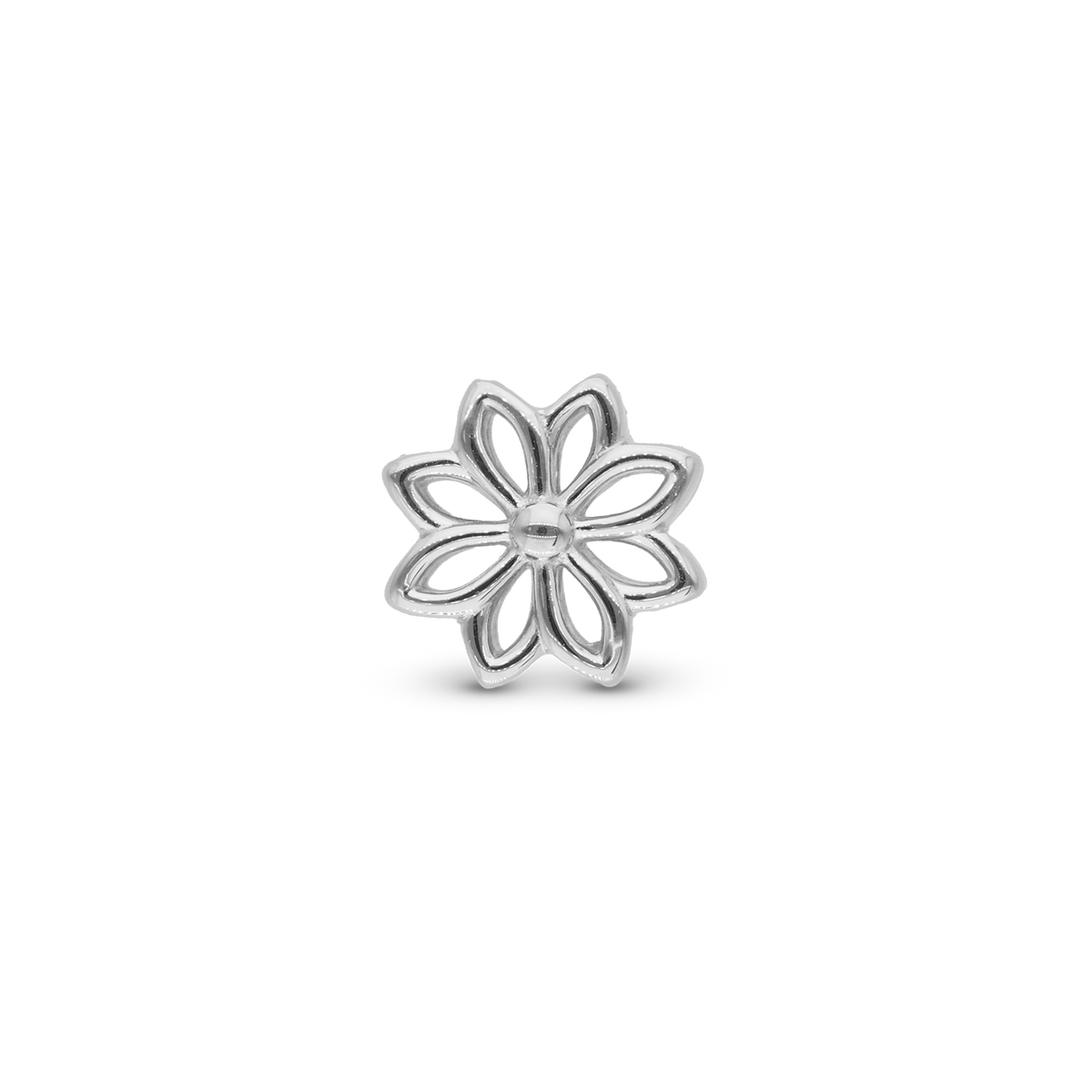 Christina Simple Flower charm i sølv – model 630-S292