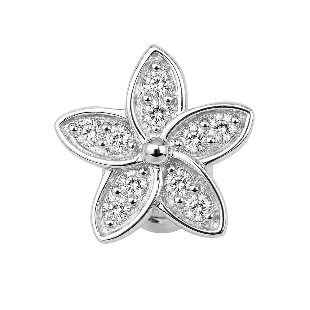 Christina Jewelry - Flower Heaven charm 6 mm, sølv - Model: 630-S303