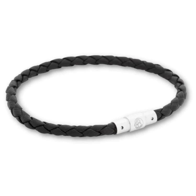 By Billgren - Herre armbånd i sort læder - Model: 8200