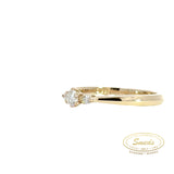 Amore - 14 kt. Guld diamant ring med 0,19ct TW/SI - Model: 40-22548