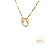 14 kt. diamant vedhæng m. 0,11ct w/si - Model: 20-22131