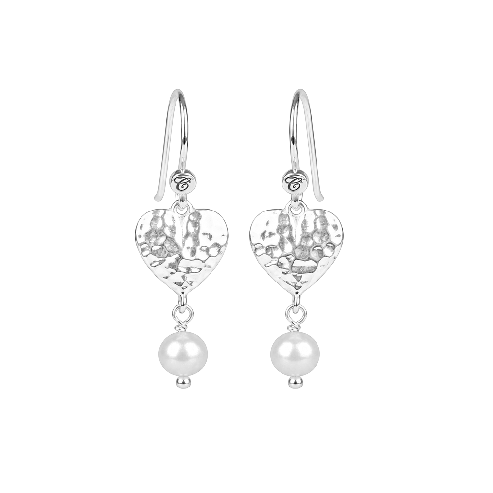 Christina Jewelry - Special Heart ørehængere, sølv - Model: 670-S107