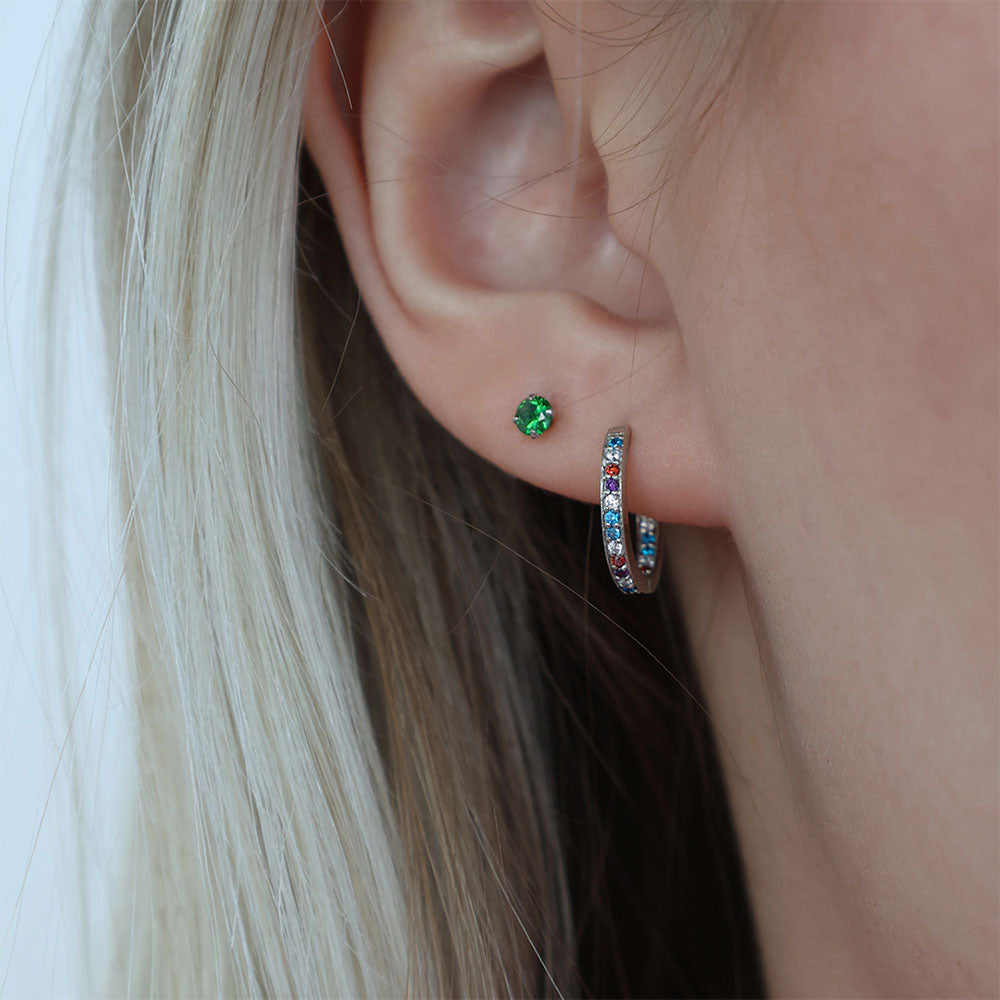 Christina Colourful World ørehængere i sølv – model 670-S50 – billede 2