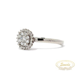 Amore - 14 kt. Diamant ring hvidguld, 0,35ct tw/si - Model: 40-22557