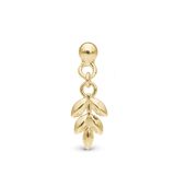 Christina jewelry & watches - Ørestik, forgyldt sølv, Dangling Oak Leaf - Model: 671-G114DLeaf