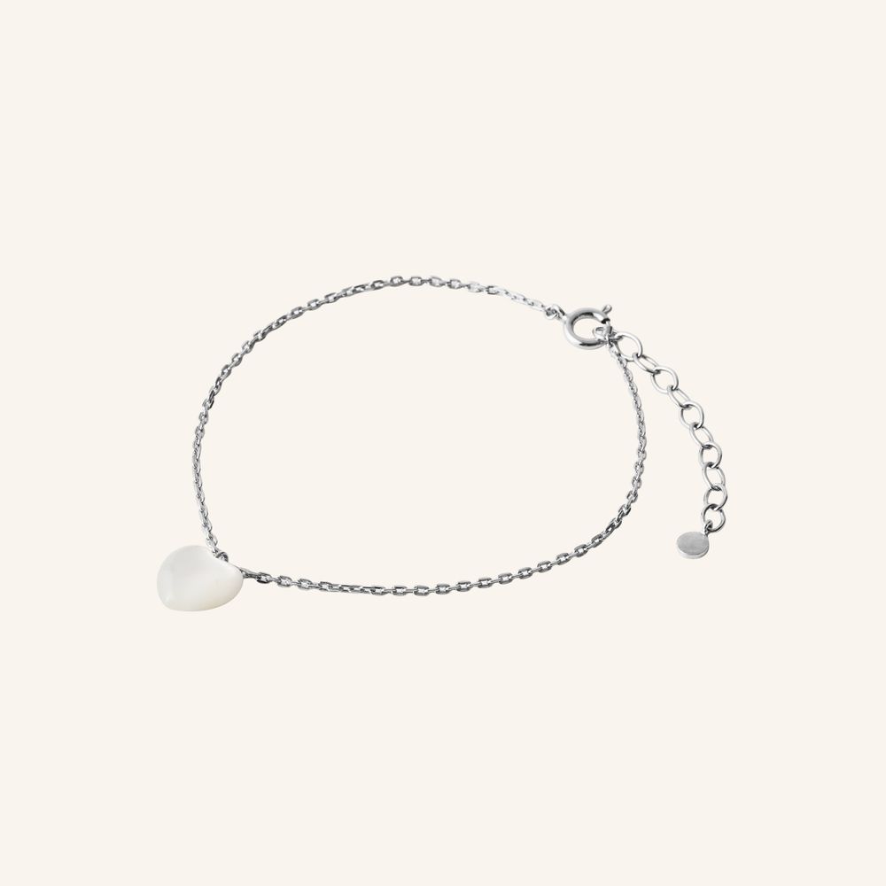 Pernille Corydon - Ocean Heart - sølv armbånd - Model: B-387-S