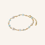 Pernille Corydon - Mellow Blue - Forgyldt sølv armbånd - Model: B-375-GP