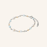 Pernille Corydon - Mellow Blue - Sølv armbånd - Model: B-375-S