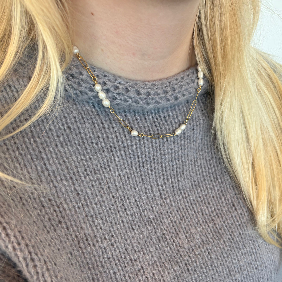 Christina Links and Pearls vedhæng i forgyldt sølv – model 680-G127 – billede 3