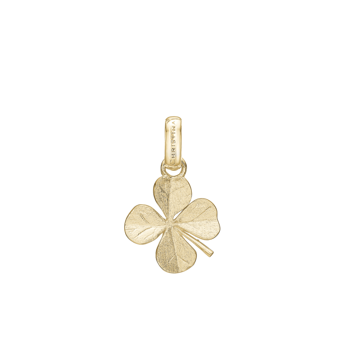 Christina Four Leaf Clover vedhæng i forgyldt sølv – billede 2