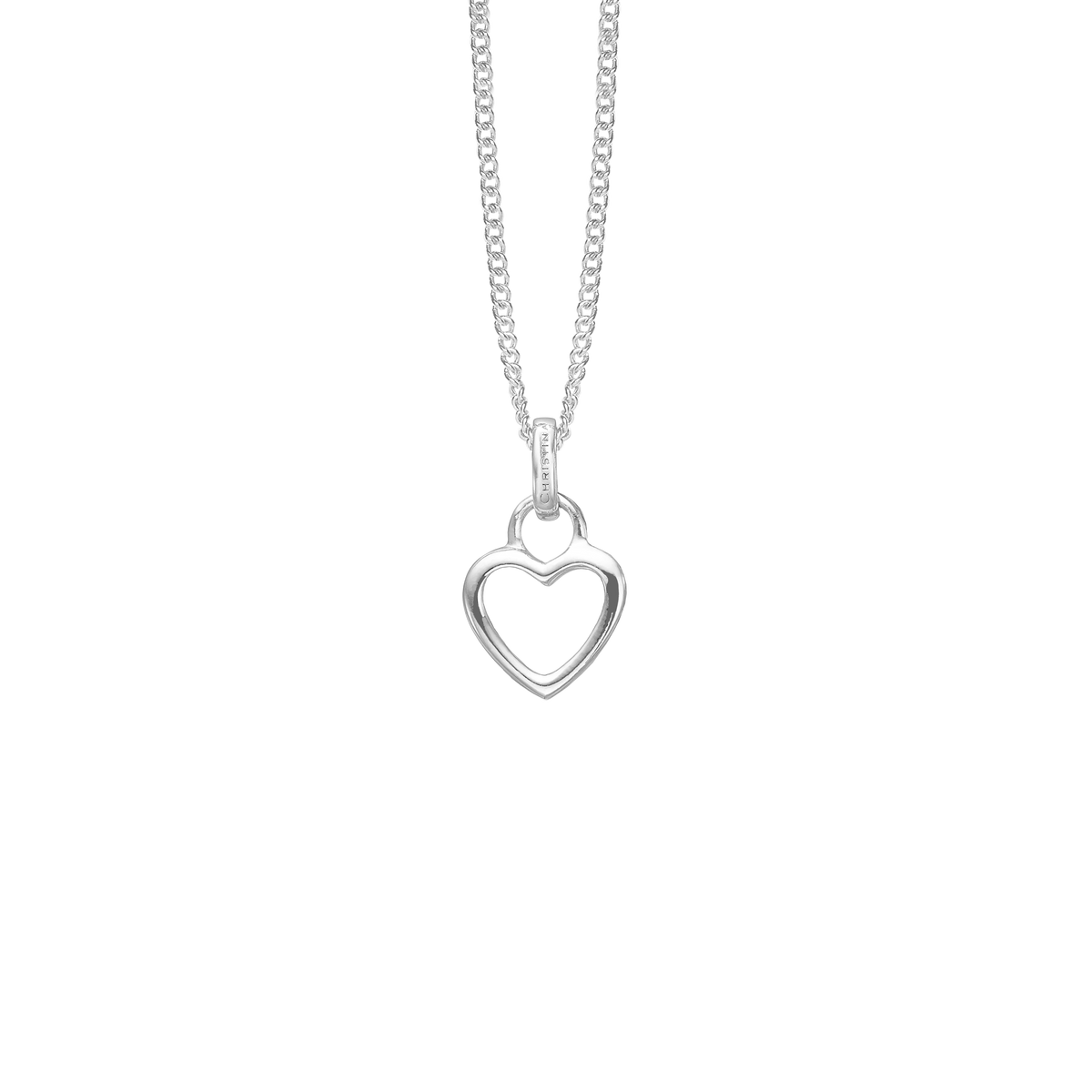 Christina Hjerte m. vedhæng i sølv – model 680-HEART-S