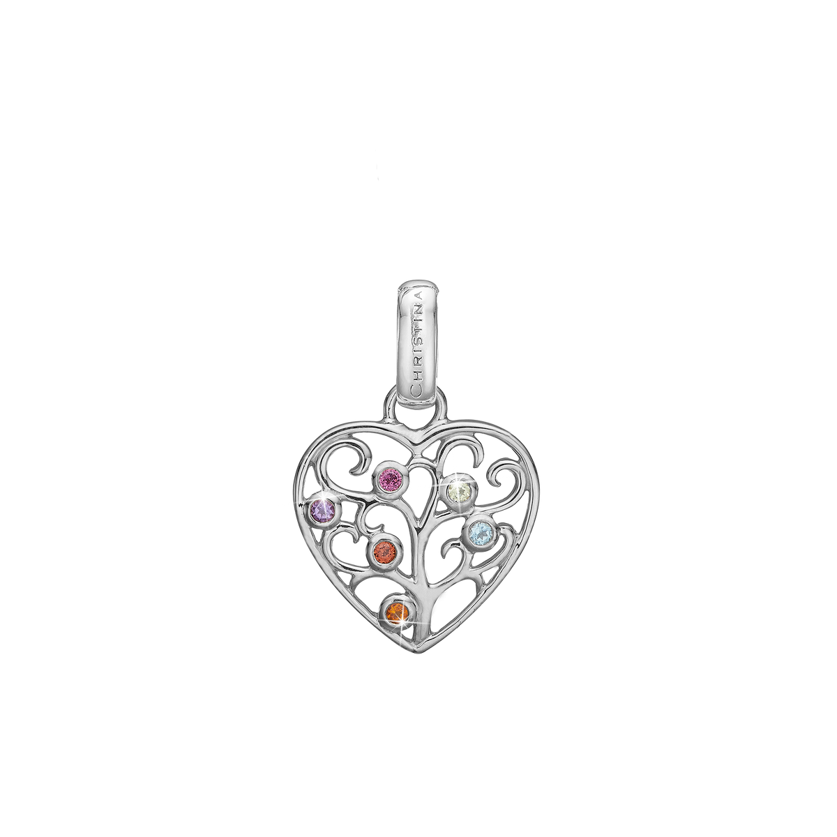 Christina Family Tree of Love vedhæng i sølv – billede 2
