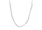 Christina Jewelry - Links and Pearls, sølv halskæde med ferskvandsperler - Model: 680-S127