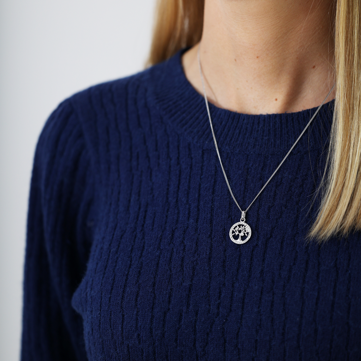 Christina Sparkly Tree of Life vedhæng i sølv – model 680-S54 – billede 3