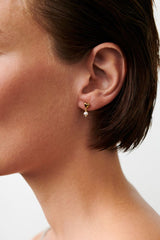 Pernille Corydon - Sølv white Adore 13mm øreringe - Model: E-507-S