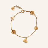 Pernille Corydon - Autumn Leaf - Forgyldt Sølv armbånd - Model: B-497-GP