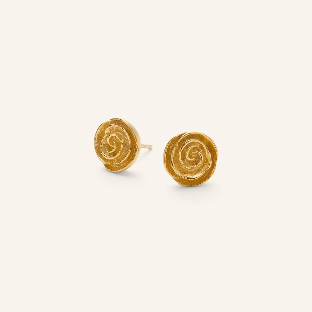 Pernille Corydon -Rose Earsticks forgyldt- model E-536-gp