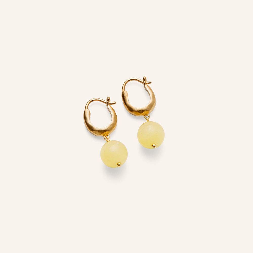 Pernille Corydon-Honey Earrings 26mm- model E-527-gp