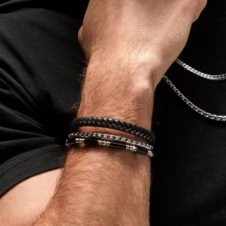 By Billgren - Herrearmbånd i rustfri stål (Sallmaan) - Modelnr.: 8454