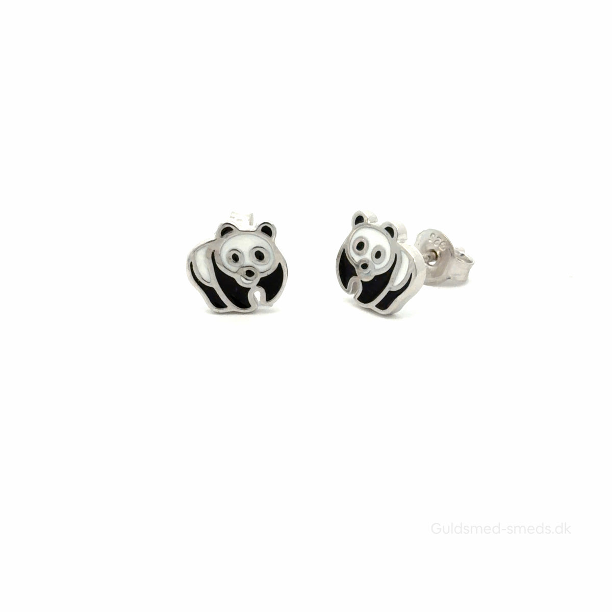 Classic Jewelry - rhod. sølvørestik, panda - Modelnr.: 30-70801-1015-99