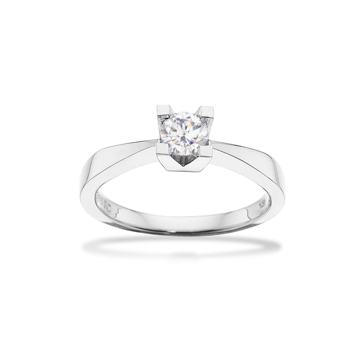 Scrouples - Kleopatra hvidguld ring 0,35 W/SI 14 kt - Modelnr.: 7136,35