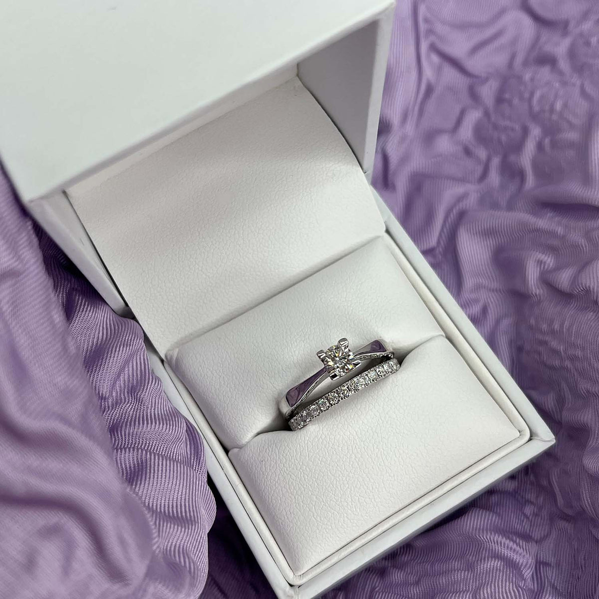 Scrouples - Kleopatra hvidguld ring 0,35 W/SI 14 kt - Modelnr.: 7136,35
